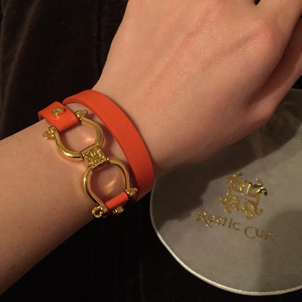 Rustic cuff wrap bracelet